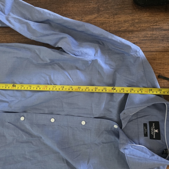 psycho Bunny by Robert Godley Men’s Dress Shirt – Slim Fit, Non-Iron, Stretch – - Picture 8 of 11